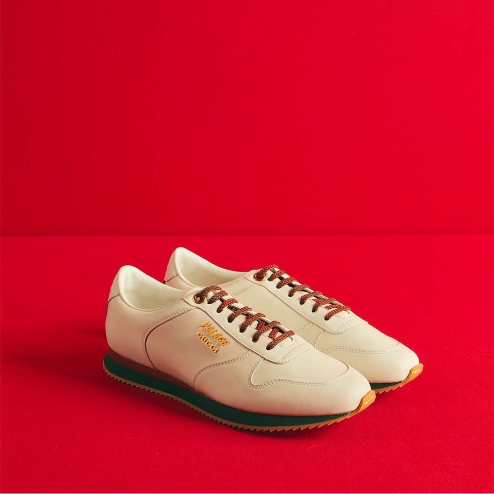 Women’s Gucci x Palace Collab Leather Sneakers